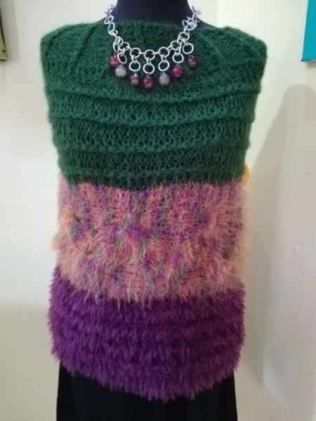 Poncho lana ai ferri